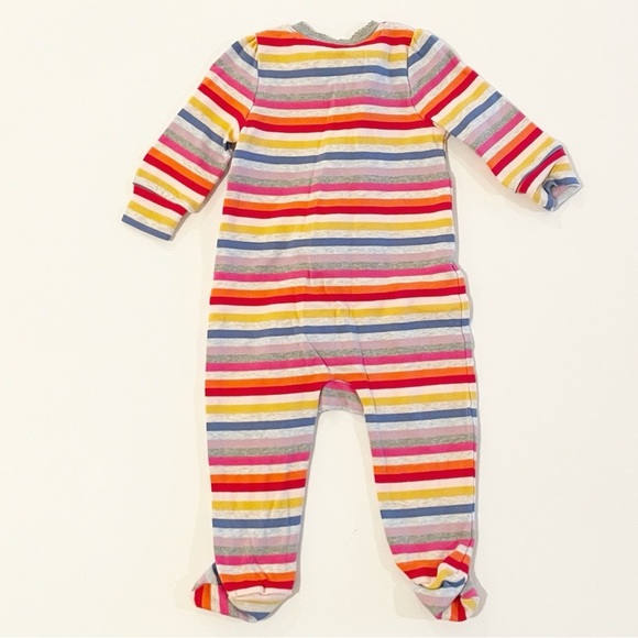 Gap 3-6M striped footed onesie - Picture 4 of 6